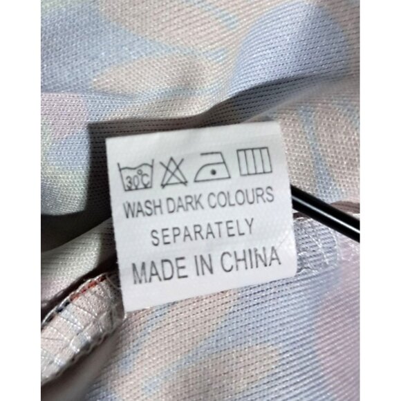 Vintage-Inspired Disco Flared Pants With Multicolor Floral Print Size S Boho Hip - Picture 10 of 11